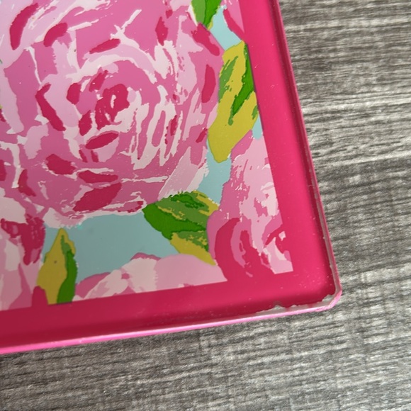 Lilly Pulitzer 12 x 8 First Impression Floral Trinket Tray Roses Jewelry Tray - Picture 12 of 17